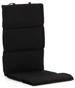 Dunne tuinkussen | Zwart  | Olefin | Tex Style | 125x50cm | Kees Smit Tuinmeubelen