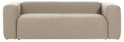 Kave Home Blok Moderne 2-zits Bank Van Uni Beige Stof