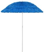 vidaXL Strandparasol Hawaï 180 cm blauw