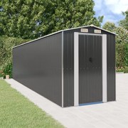 vidaXL Tuinschuur 192x772x223 cm gegalvaniseerd staal antracietkleurig