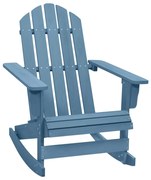 vidaXL Schommelstoel Adirondack massief vurenhout blauw