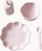 Kinderserviesset Little Poppy van silicone, 4-delig