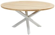 Prado dining tuintafel 160øx75 cm rond teak frozen Taste 4SO