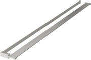 Mexen plank voor douchewand met handdoekhouder, geborsteld nikkel - 800-02-97