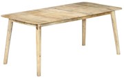 vidaXL Eettafel 180x90x76 cm massief mangohout