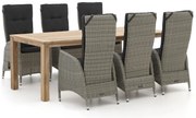 Intenso Fabrizi/ROUGH-S 220cm dining tuinset 7-delig verstelbaar