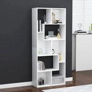 vidaXL Boekenkast 67x24x161 cm bewerkt hout wit