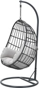 Garden Impressions Esmee hangstoel swing egg - donker grijs