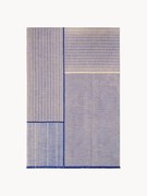 Wasbaar laagpolig in- & outdoor vloerkleed Monochrome met franjes, design Folkform