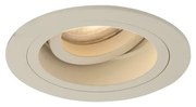 Set van 6 Moderne inbouwspot beige GU10 50mm draai- en kantelbaar - Chuck