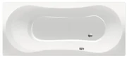 Xenz Dominica ligbad - 170x75cm - met overloop - zonder afvoer - Acryl Wit 6817-01