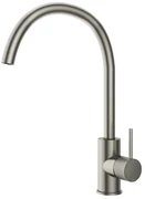 Hotbath Cobber X keukenmengkraan met draaibare ronde uitloop geborsteld nikkel