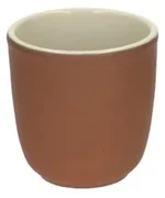Beker kiezel, terracotta,ø 8 cm