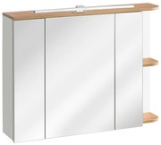 Comad Platinum 840 FSC spiegelkast 94cm wit/eiken