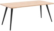 Goossens Eettafel Bjarte, Rechthoekig 220 x 100 cm