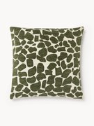 Kussenhoes Nenda van bouclé en chenille