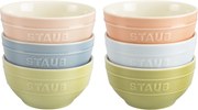 Staub Ceramique 12 cm / 6-delig, Kommenset Macaron, Gemengde kleuren - Ceramique - Staub