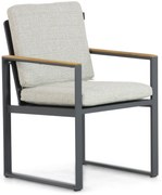 Tuinstoel Aluminium Grijs-antraciet Lifestyle Garden Furniture Faro