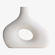 Keramische Vaas Sabel Wit - Sklum