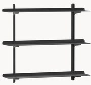 Handgemaakte metalen wandrek Linara