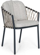 Tuinstoel Rope Grijs-antraciet Lifestyle Garden Furniture Morano