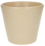 Bloempot'taps', aardewerk, kiezelgrijs,ø17,5 cm