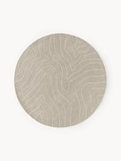 Rond handgetuft wollen vloerkleed Aaron