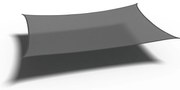 Platinum Coolfit schaduwdoek rechthoek 3.0x4.0x3.0x4.0 m - Antraciet