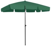 vidaXL Strandparasol 200x125 cm groen