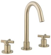 Crosswater MPRO Crosshead wastafelkraan met kruisgreep messing geborsteld PRC135DNF