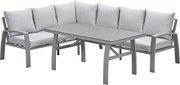 Garden Impressions Cameron lounge dining set 3-delig links - valley sand