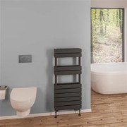 Eastbrook Addington type 21 handdoekradiator 50x110cm 1060W staal antraciet