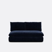 Modulaire 2-zitsbank.gemêleerd polyester, Malo