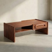 Houten Salontafel Vintage Design - 120 X 60cm.