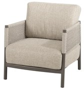 4 Seasons Outdoor Savanne loungestoel terre SALE Loungestoel bruin weerbestendig