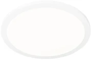 Moderne plafonnière wit 40cm rond incl. LED 3-staps dimbaar IP44 - Steve Modern IP44 Binnenverlichting Lamp