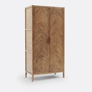 Kast met 2 deuren in massief dennenhout Nottingham