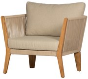 Exotan San Remo - Loungestoel - Teak - Zand - Exotan