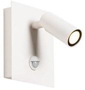 Buiten wandlamp wit incl. LED IP54 bewegingssensor - Simon