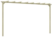 vidaXL Pergola 360x200x60 cm geïmpregneerd grenenhout