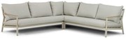 Hoek loungeset  Aluminium Grijs   Coco