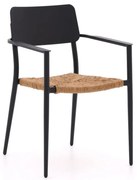 Dining tuinstoel | Bellagio  Cino | Wicker (vlechtwerk) | Grijs | Stapelbaar | Kees Smit Tuinmeubelen