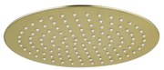 Fortifura Calvi Hoofddouche 25cm rond 6mm Geborsteld Messing PVD (Goud) SW720555