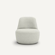 Draaifauteuil in bouclé, Rosebury