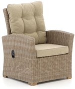 + 10% kassakorting | Verstelbare tuinstoel | Intenso  Mazzano | Wicker (vlechtwerk) | Taupe | Kees Smit Tuinmeubelen