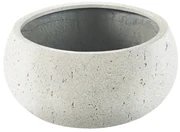 Pot Grigio Low Balloon antique white