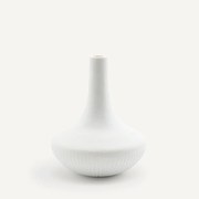 Vaas in ondoorzichtig glas met groeven, Mistrie