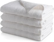 Handdoek DoubleLife Recycled Cotton Collectie – 4 stuks – 70×140 – bright white