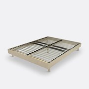 Bedbodemset met 18 brede latten, rugversteviging + poten