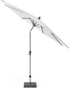 Riva parasol 300 cm rond wit met kniksysteem